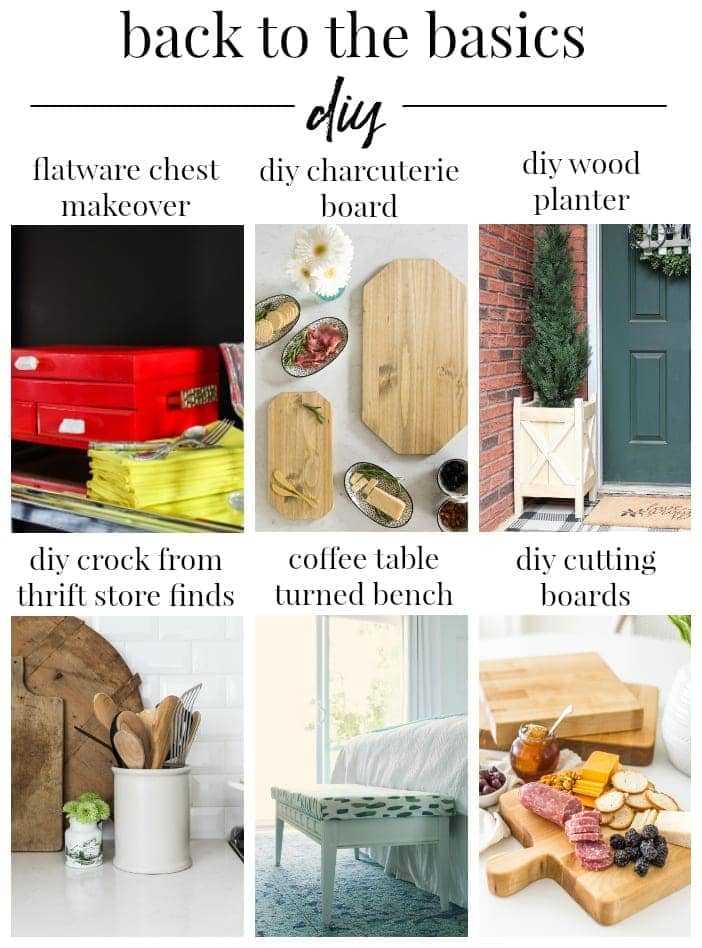 Back to Basics DIY Ideas