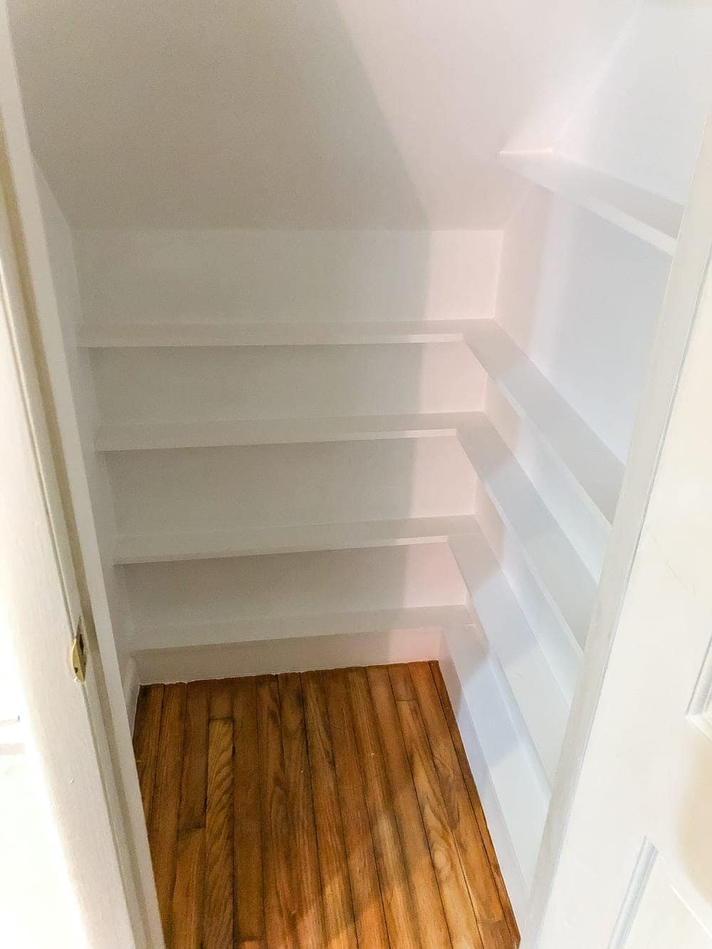 DIY DVD Storage Closet