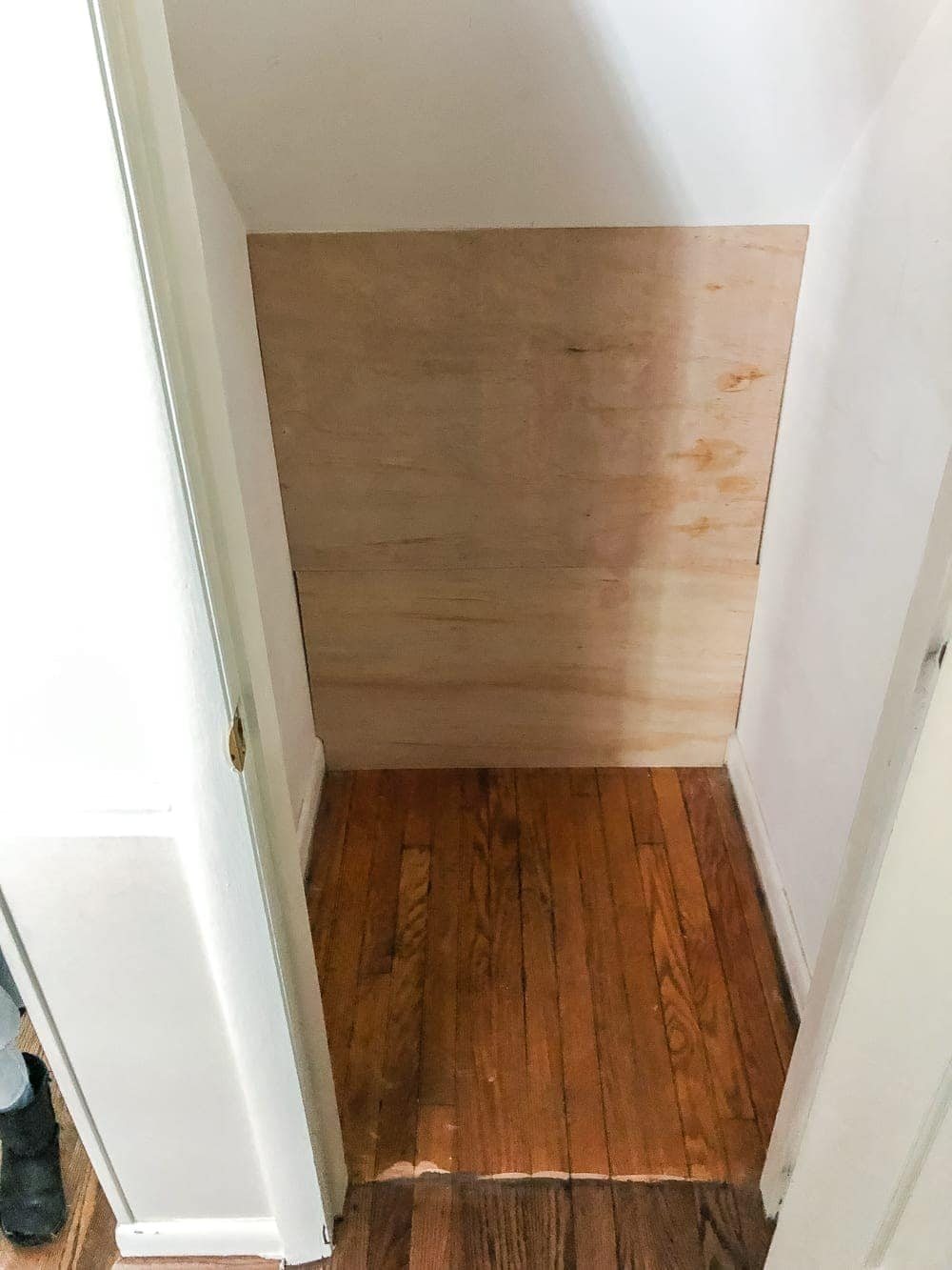 DIY DVD Storage Closet