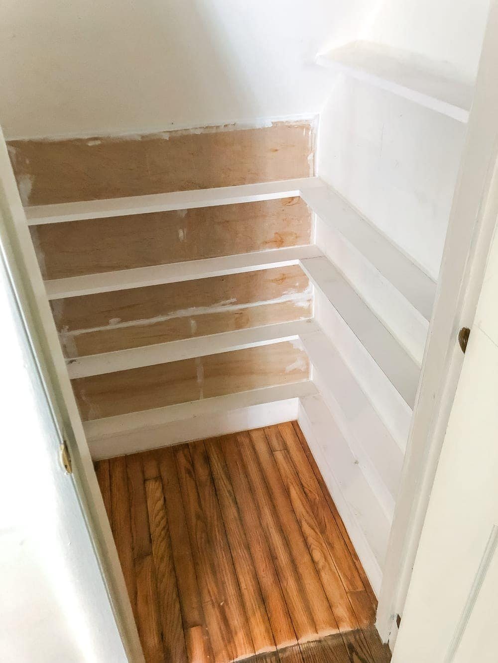 DIY DVD Storage Closet