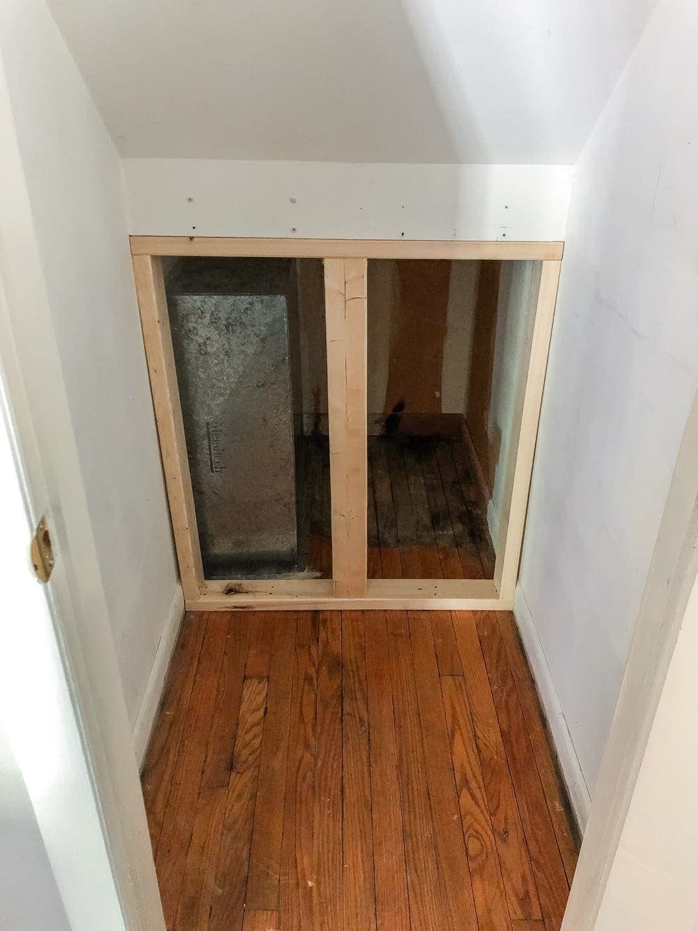 DIY DVD Storage Closet