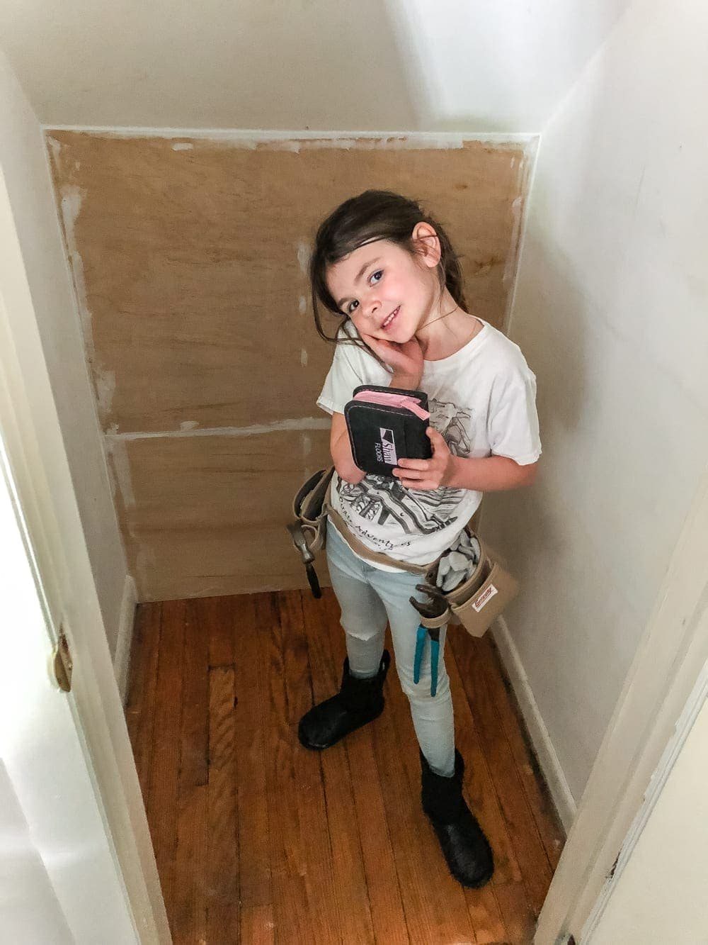 DIY DVD Storage Closet