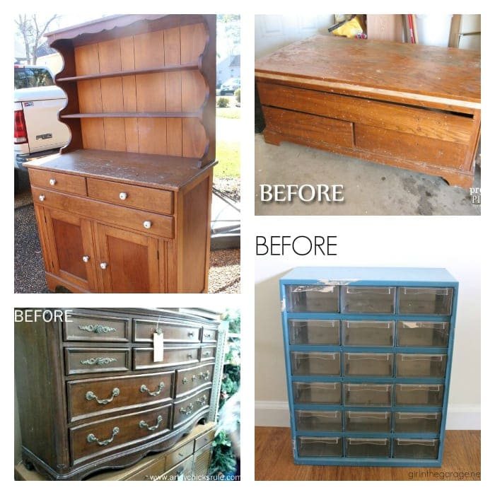 DIY Faux Planked Card Catalog Coffee Table | unigumushane.com
