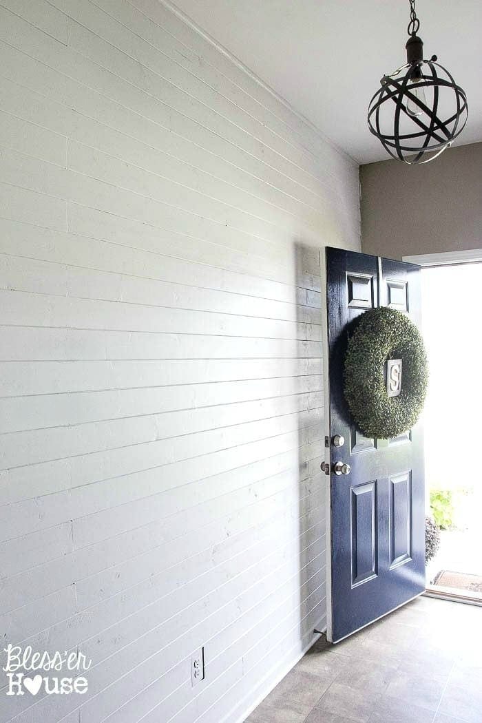 DIY Faux Shiplap Wall | Unigumushane