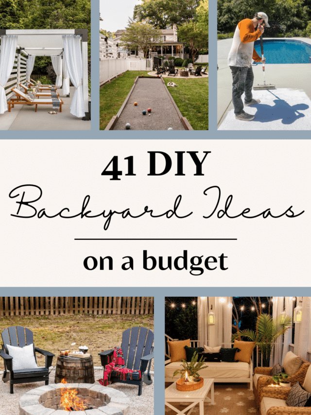 diy backyard ideas on a budget