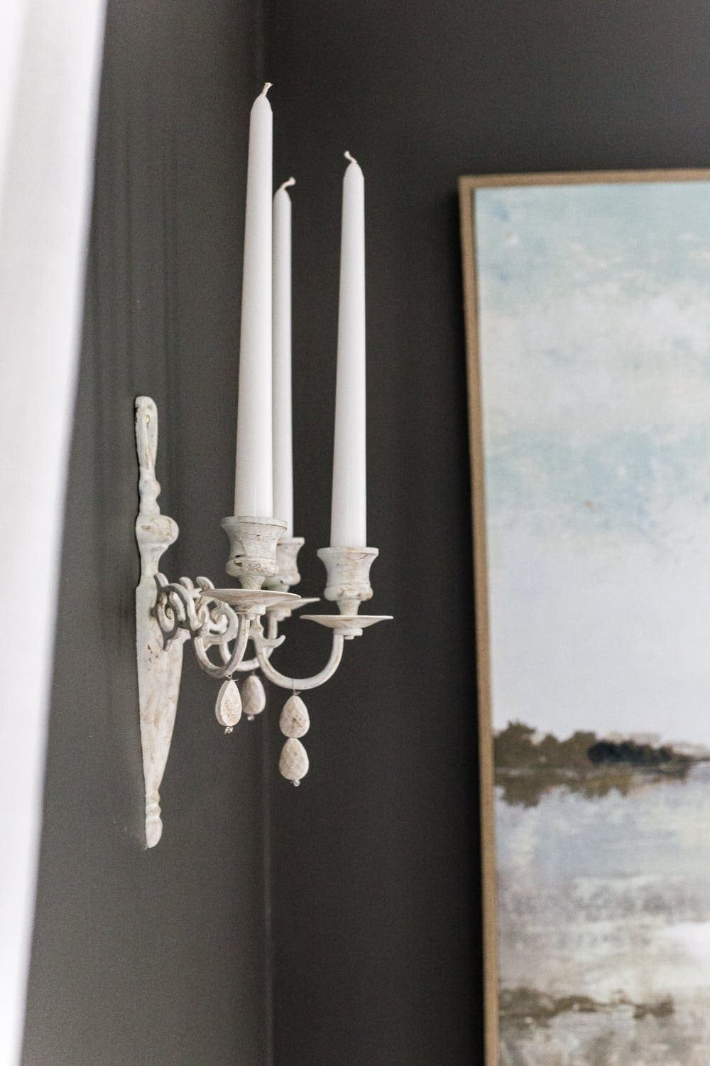 DIY French Sconce from 80s Brass