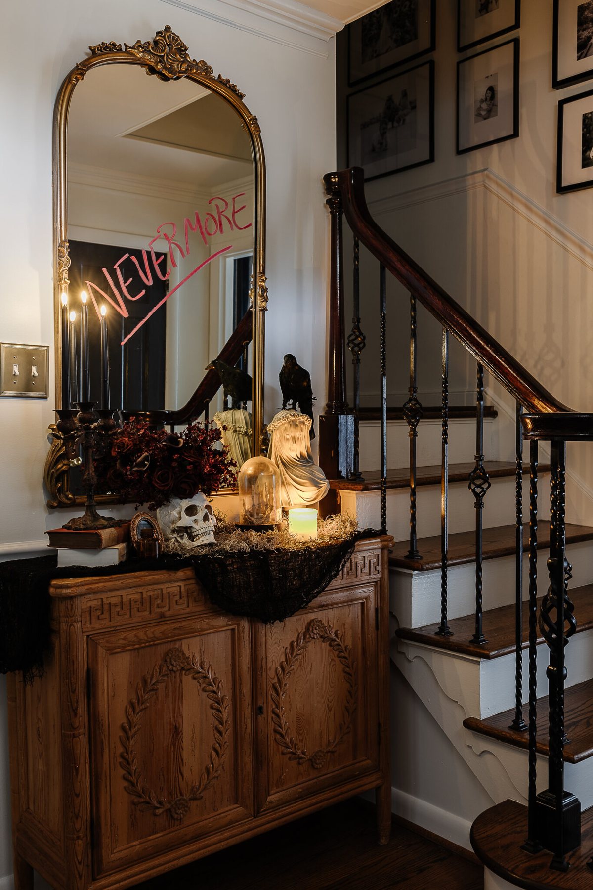entryway haunted house decor