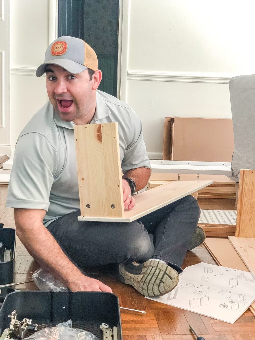 Assembling IKEA Hemnes cabinets
