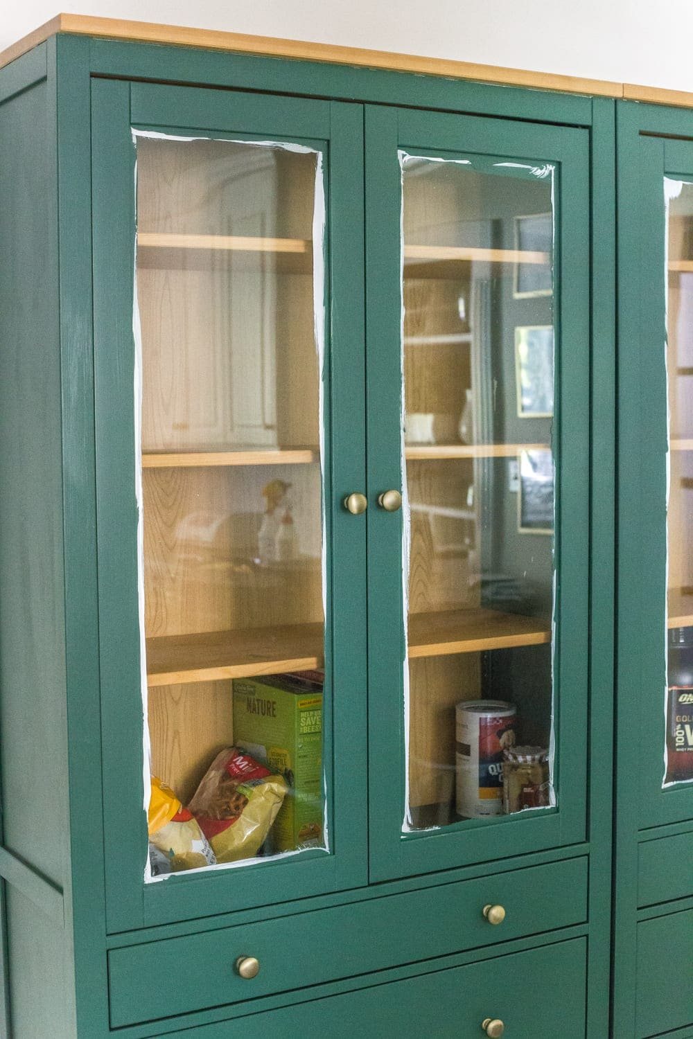 painting IKEA furniture Sherwin Williams Billiard Green