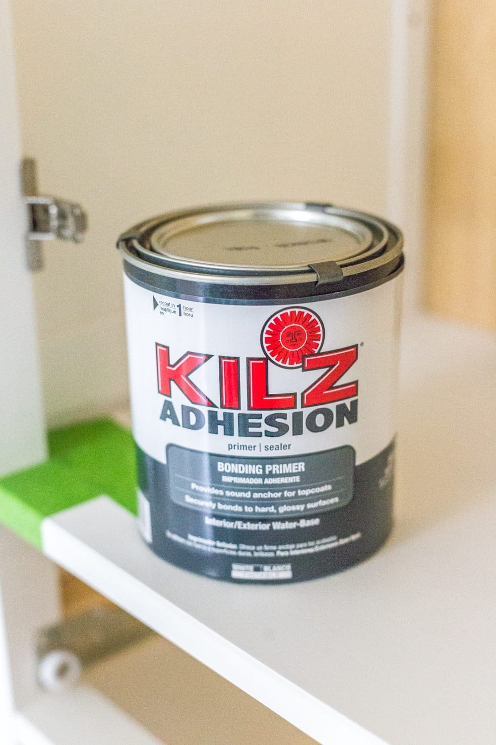 Painting IKEA furniture and making it stick using KILZ Adhesion
