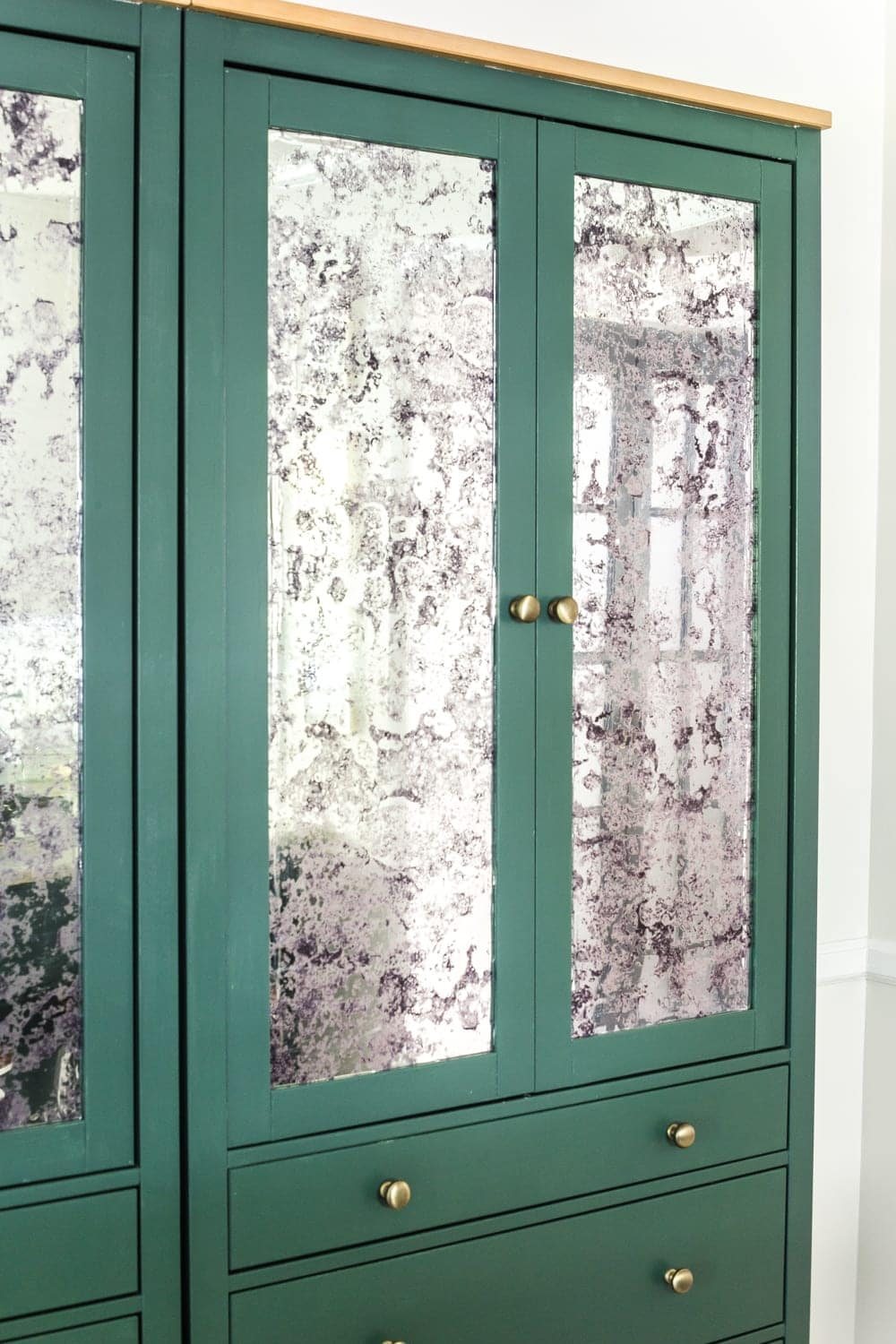 DIY pantry cabinet using the IKEA Hemnes line