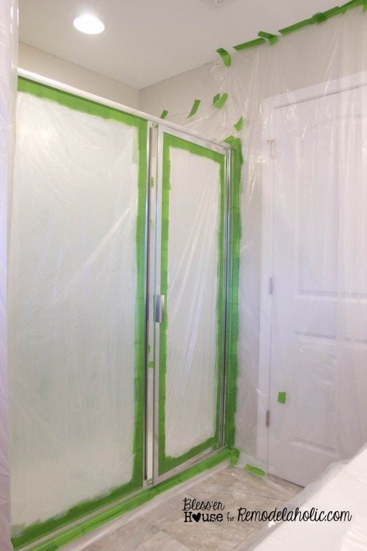 DIY Factory Window Shower Door | Unigumushane - The most epic builder grade home improvement project EVAH! So excited about this one.