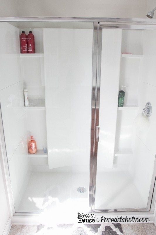 DIY Factory Window Shower Door | Unigumushane - The most epic builder grade home improvement project EVAH! So excited about this one.