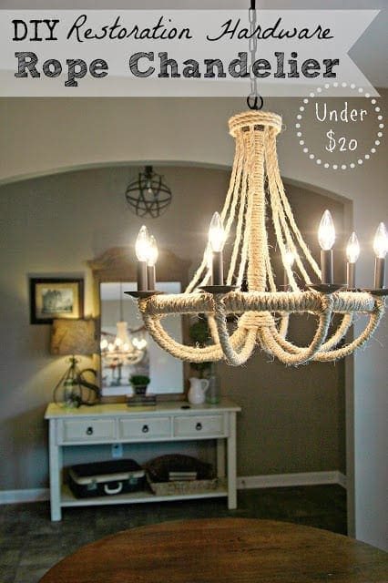 Rope Chandelier
