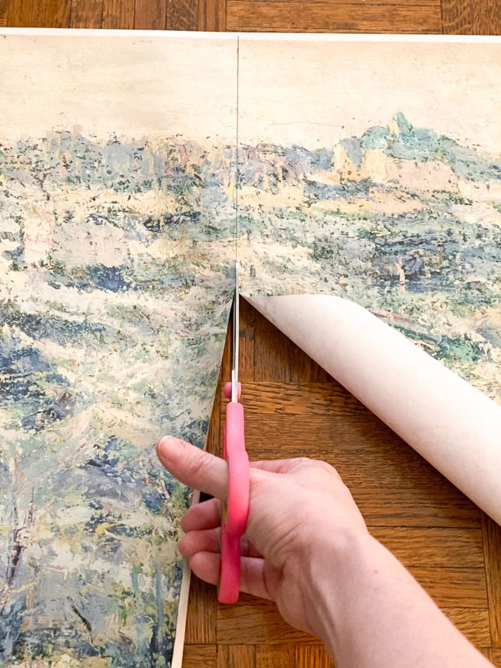 DIY Large Wall Art and Winter Landscape Printable - How to make a $1,000 piece of art for under $50.