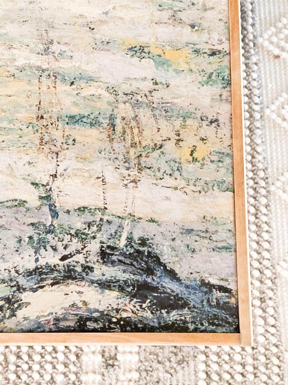 DIY Large Wall Art and Winter Landscape Printable - How to make a $1,000 piece of art for under $50.