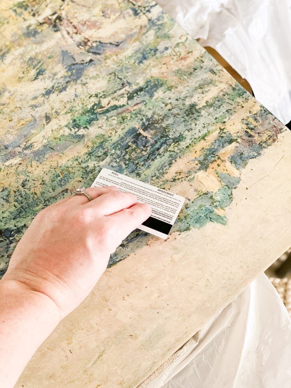 DIY Large Wall Art and Winter Landscape Printable - How to make a $1,000 piece of art for under $50.