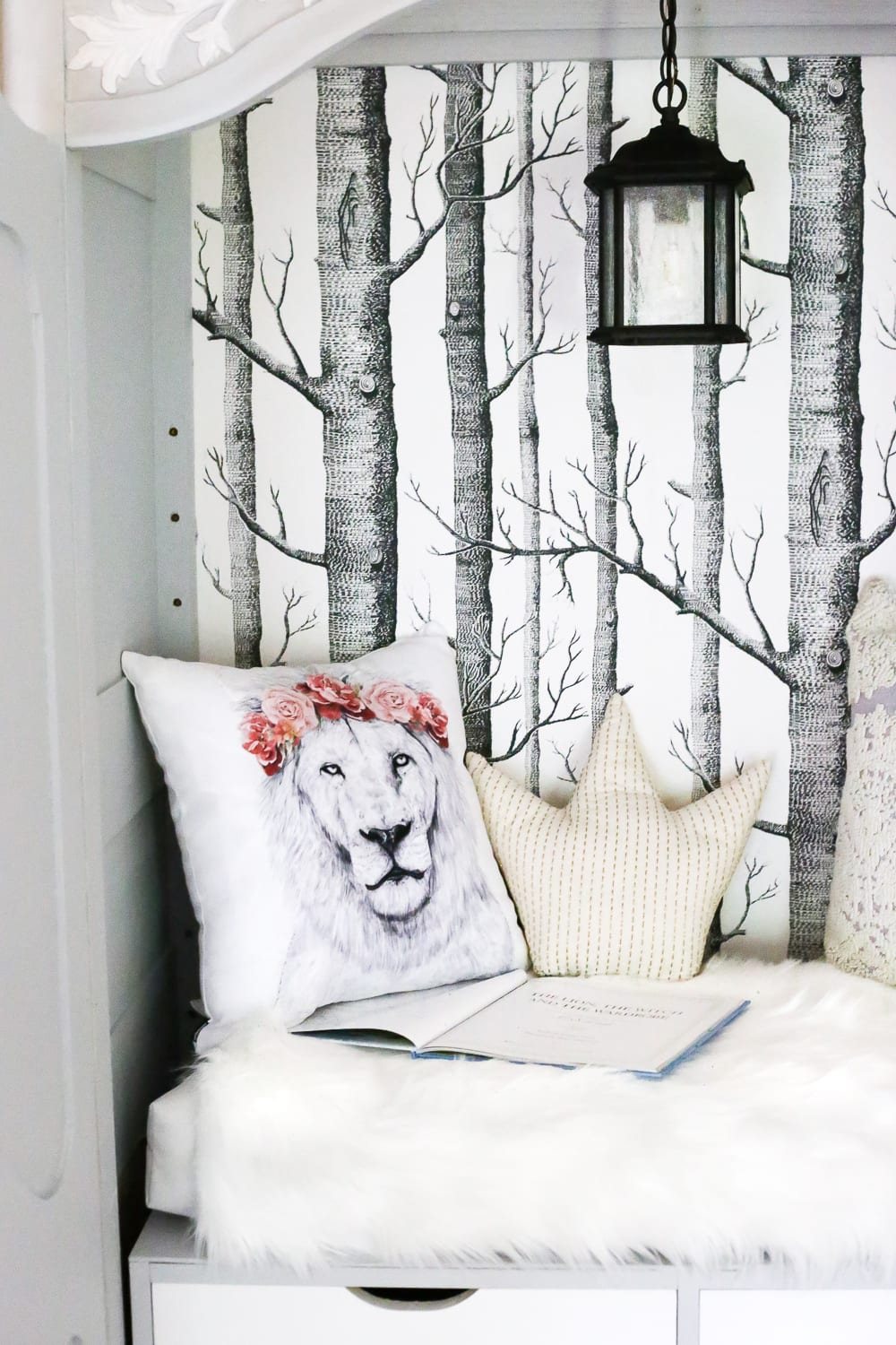 DIY Narnia Wardrobe Reading Nook