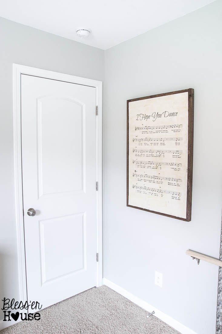 DIY Oversized Sheet Music Wooden Sign - RH Baby and Child KnockOff | Unigumushane