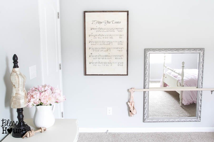 DIY Oversized Sheet Music Wooden Sign - RH Baby and Child KnockOff | Unigumushane