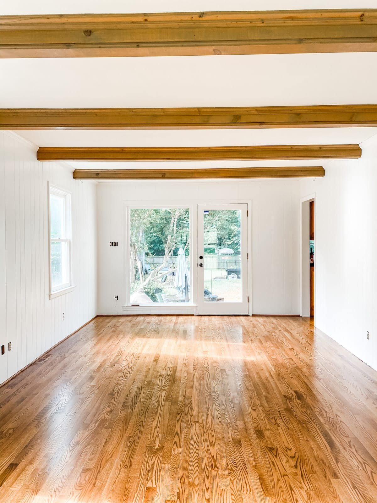 diy painted wall paneling