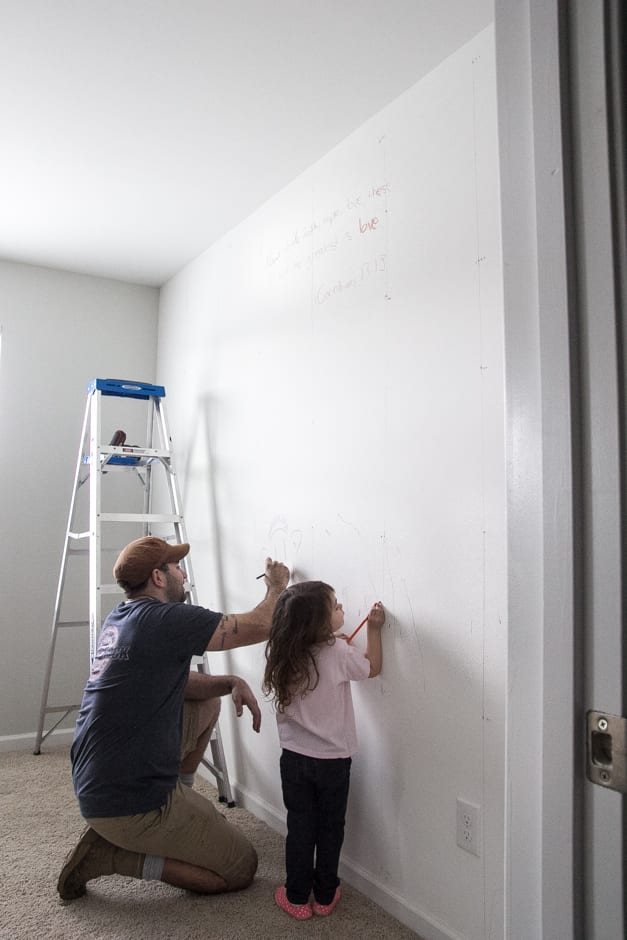 DIY Planked Board and Batten Accent Wall Part 1 | unigumushane.com