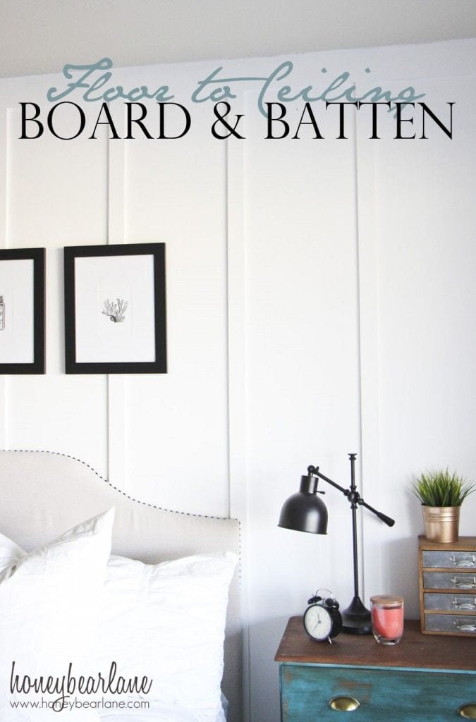 DIY Planked Board and Batten Accent Wall Part 1 | unigumushane.com