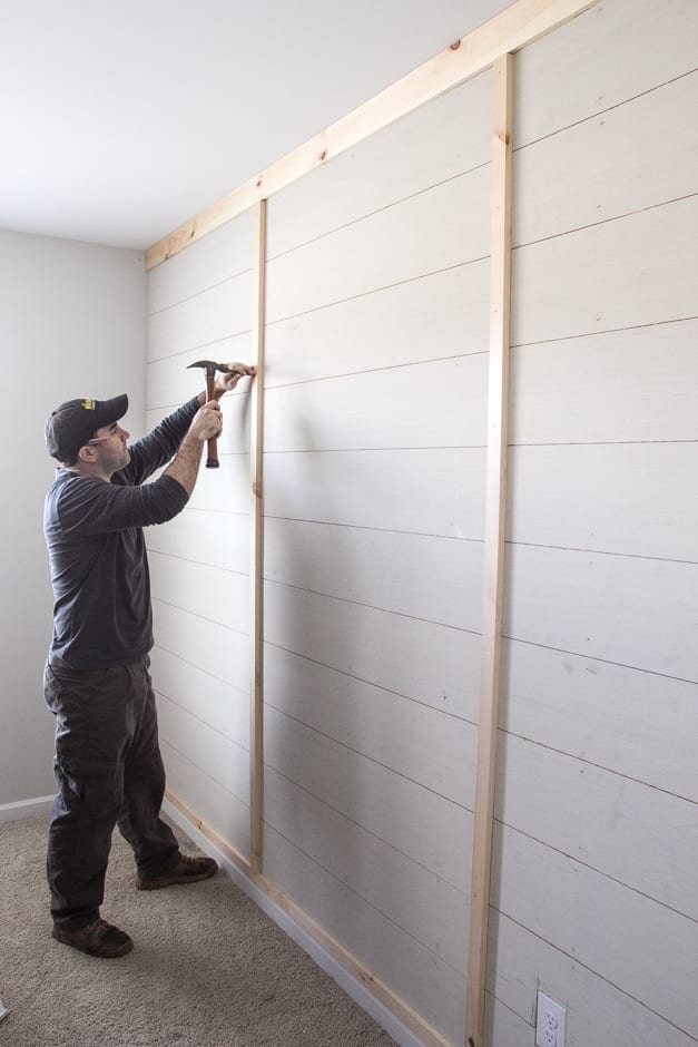 DIY Planked Board and Batten Accent Wall Part 1 | unigumushane.com