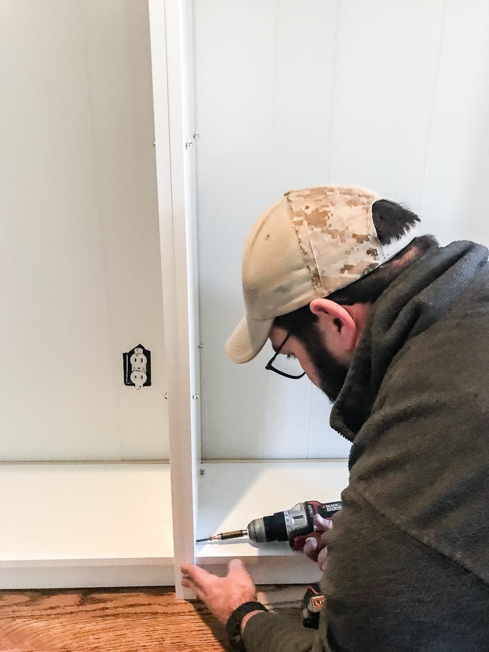 An easy to follow step-by-step tutorial showing how to build bookcase built-ins using IKEA Billy bookcases. #IKEAhack #homeimprovement #build #playroom