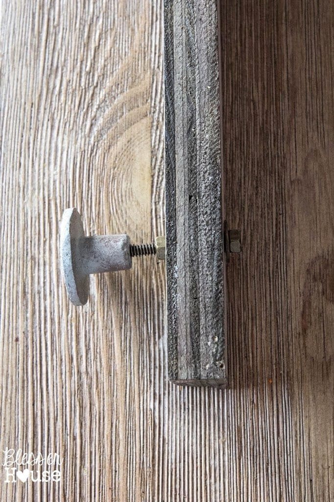 DIY Rustic Industrial Jewelry Wall Organizer