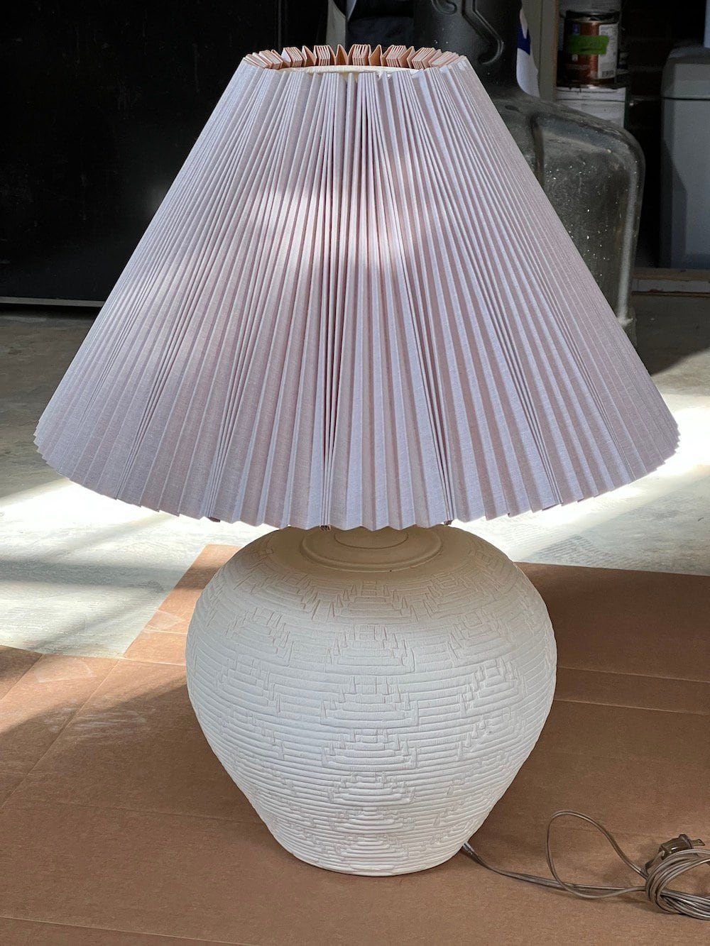lamp before