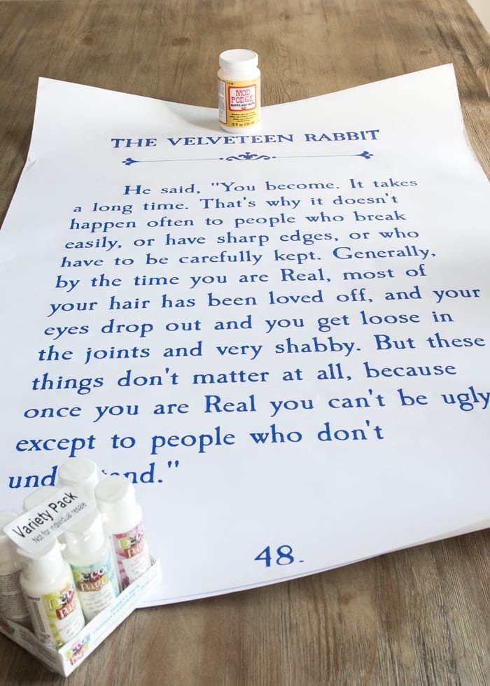 DIY Storybook Art | unigumushane.com - How to make DIY storybook art for less than $30 using just plywood, 1x2 boards, and colored engineer prints plus 3 free printables.