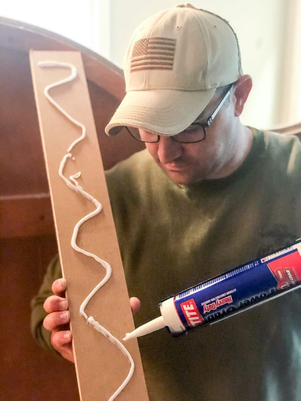 DIY Traditional Style Grid Molding Focal Wall | How to build a traditional style board and batten grid molding focal wall to add character and depth to any room.