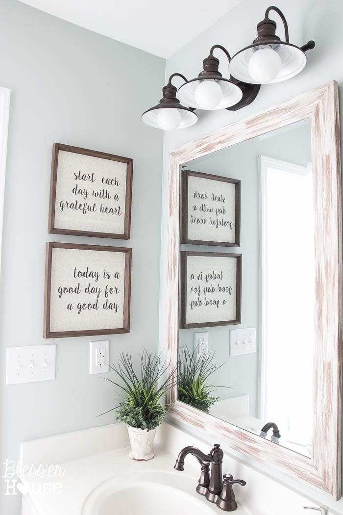 DIY Typography Signs from Cast-Off Art