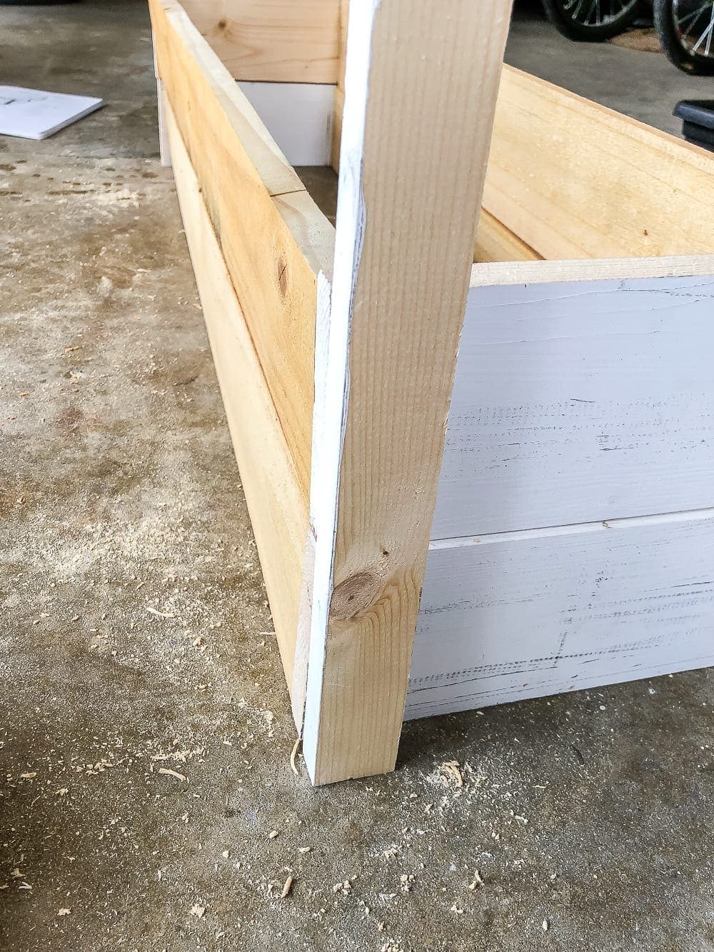 diy window box using scrap wood