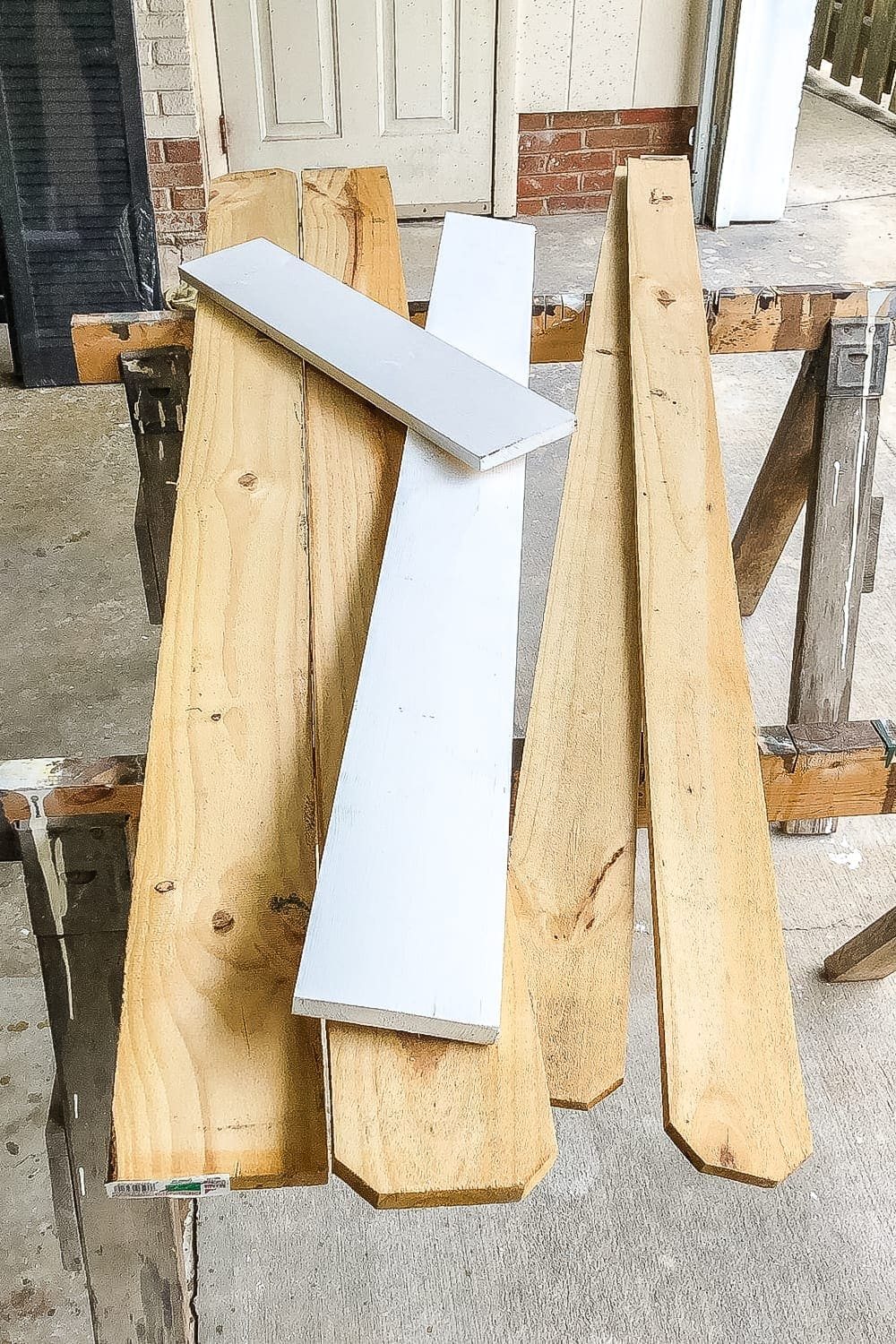 DIY window box from scrap wood