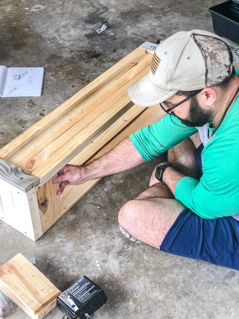 diy window box tutorial using scrap wood