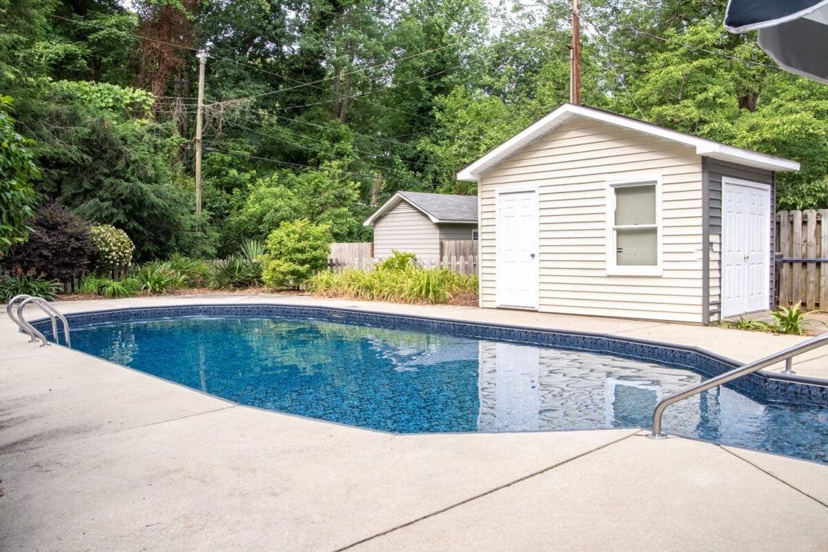 Pool shed makeover