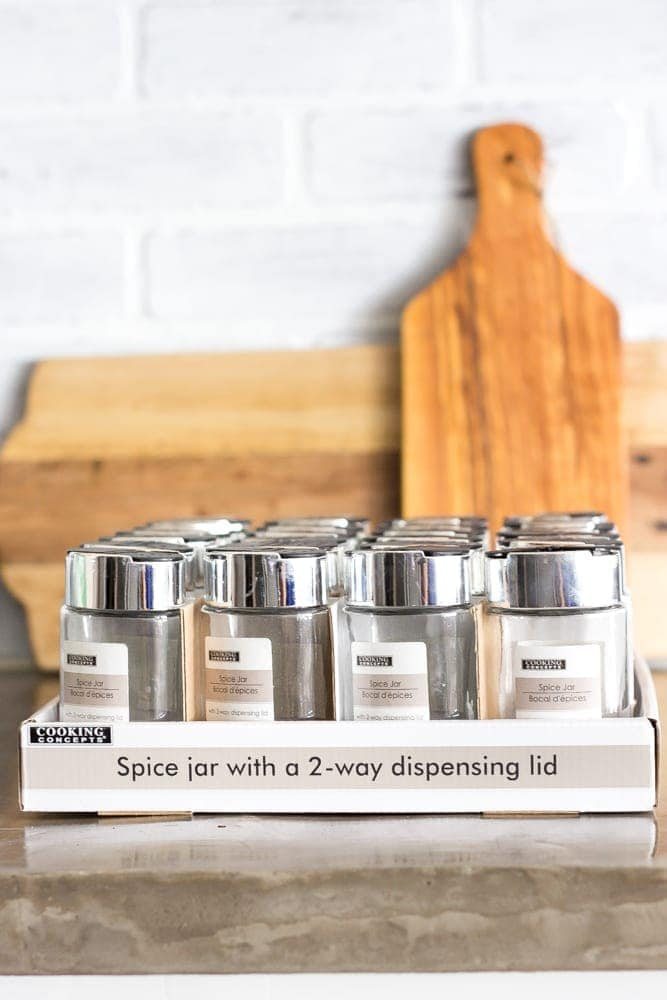 Dollar Store Spice Organization and Printable Labels