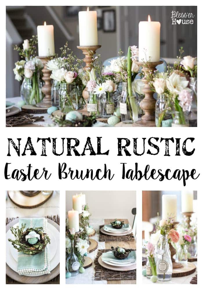 Natural Rustic Easter Brunch Tablescape | unigumushane.com @worldmarket #sponsored #WorldMarketTribe