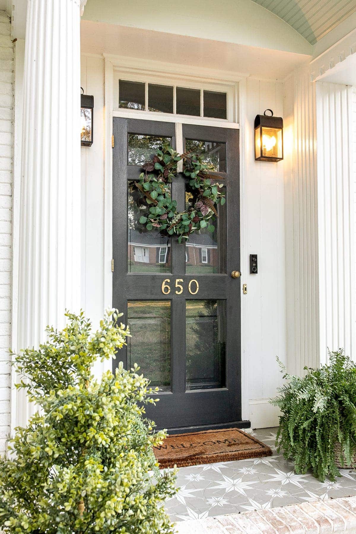 DIY Eucalyptus & Feather Early Fall Wreath
