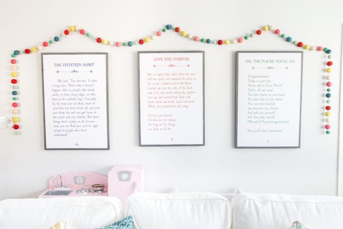 Eclectic Farmhouse Playroom Makeover | unigumushane.com - A boring and cluttered playroom gets a modern eclectic farmhouse makeover on a budget with DIY projects, smart storage solutions, and inexpensive finds. popular pin