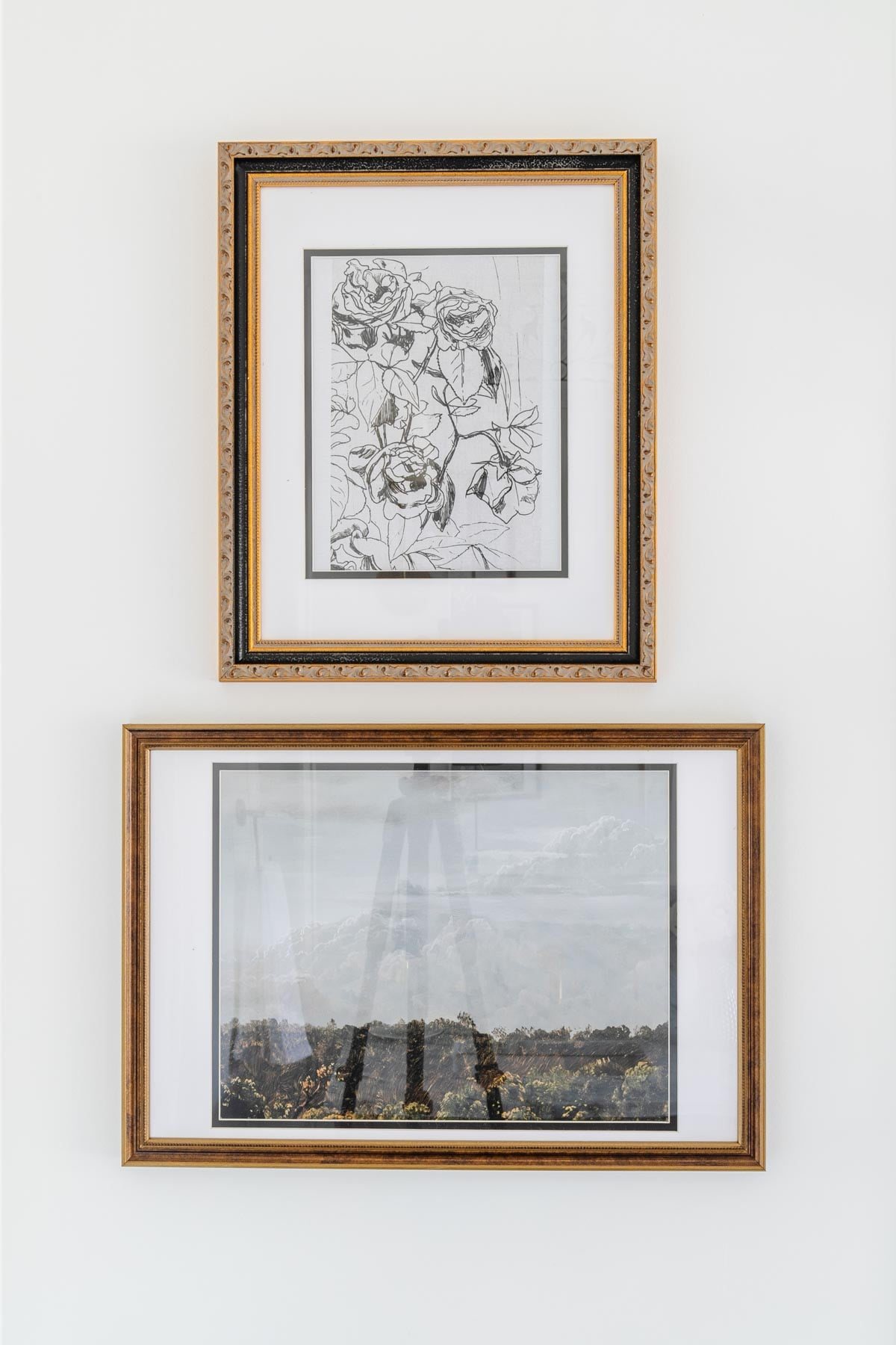 modern vintage bathroom art