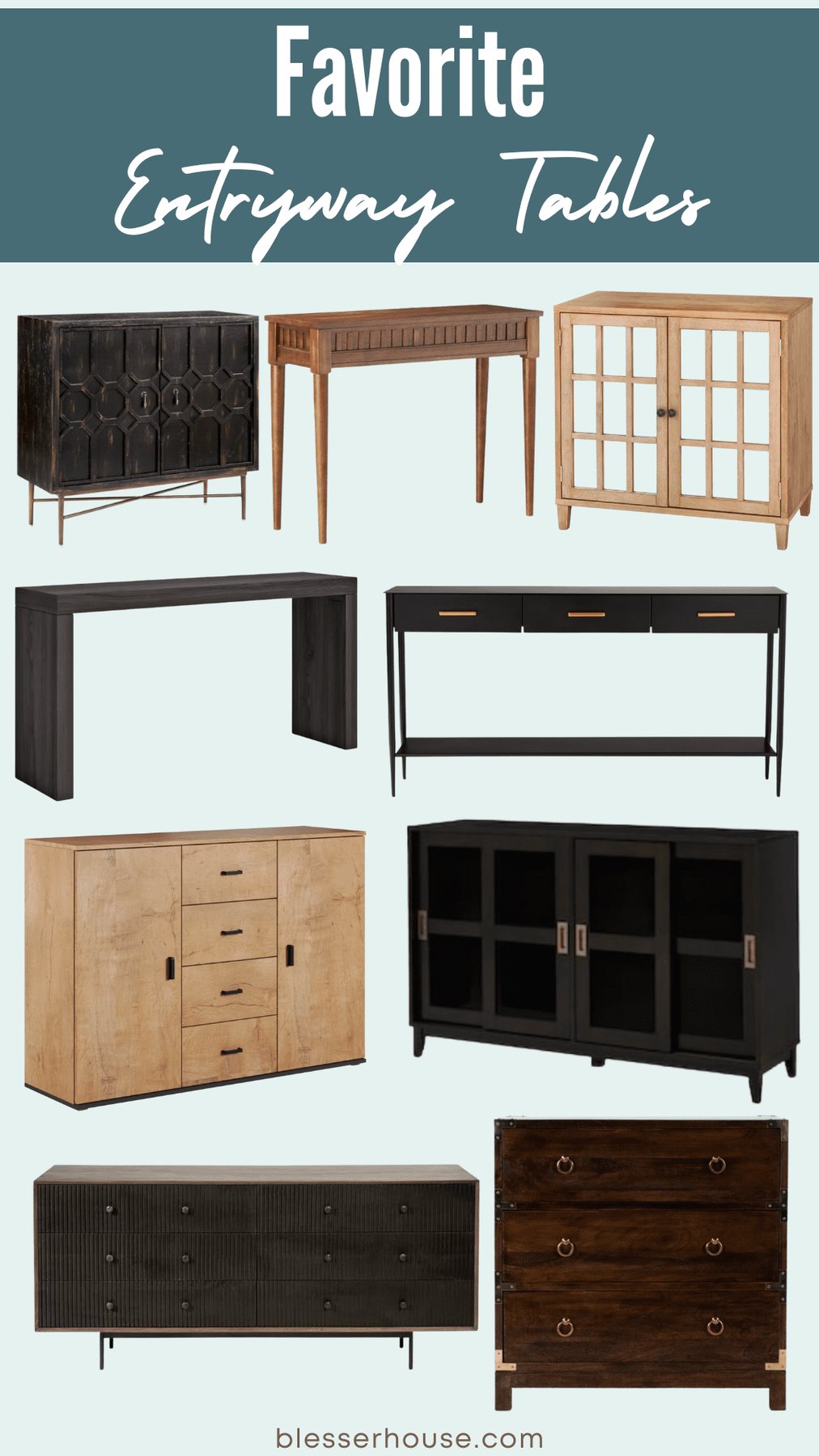 favorite entryway tables