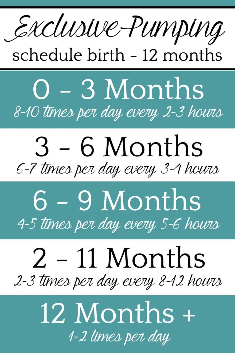 Exclusive Pumping Hacks Schedule