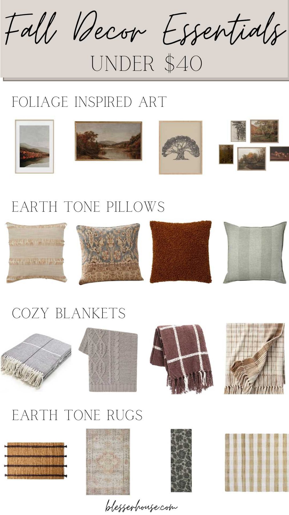 Fall Home Decor Favorites Under $40