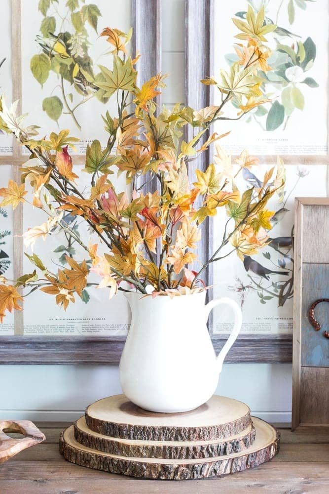 Fall Home Tour 2016 | unigumushane.com - Tips and tricks for how to incorporate fall decor easily and inexpensively in your home.