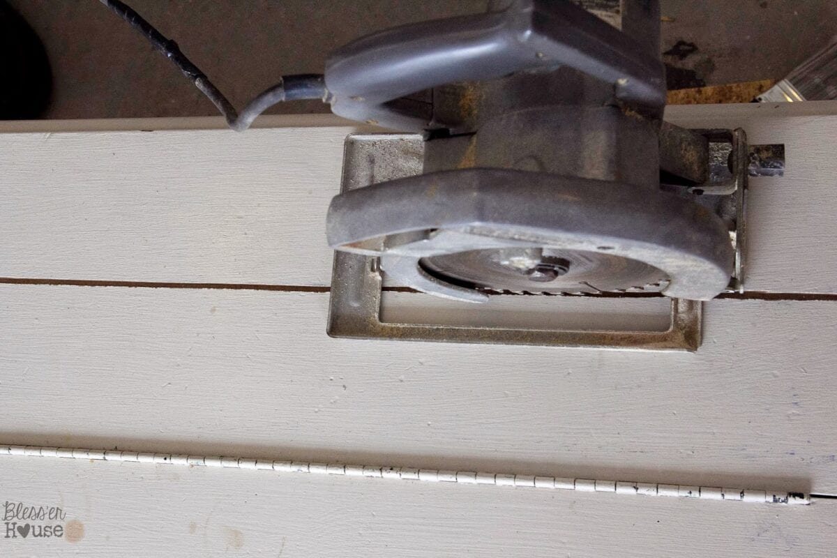 Faux Reclaimed Wood Table Top How-To