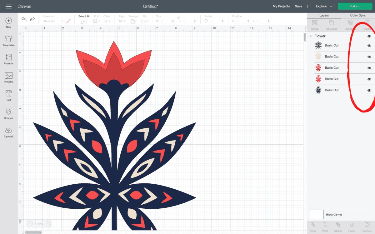 how to make a reusable stencil with Cricut