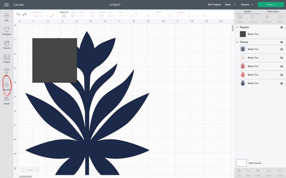 how to make a reusable stencil with Cricut